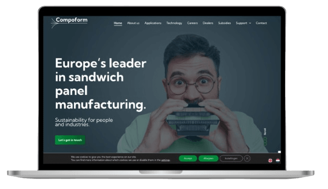 Website van Compoform