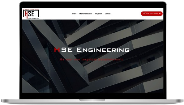 Website van HSE Engineering