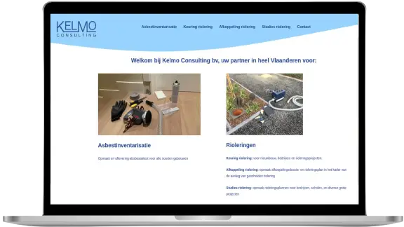 Website van Kelmo Consulting