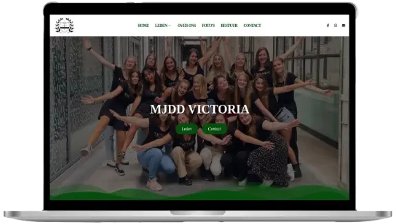 Website van MJDD Victoria