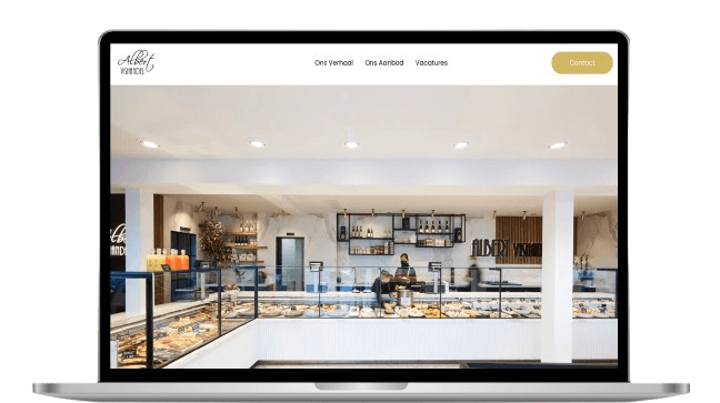 Website van Vishandel Albert