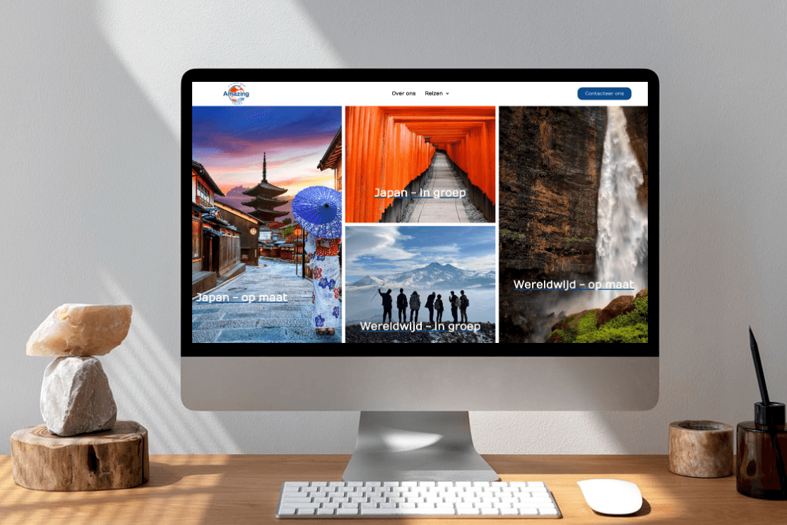 Voorbeeld van een informatieve website